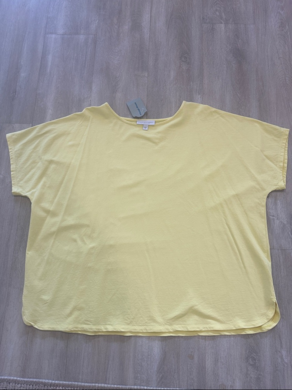 Pure J. Jill Women's Relaxed Crewneck Top - Spring Yellow oversized XL